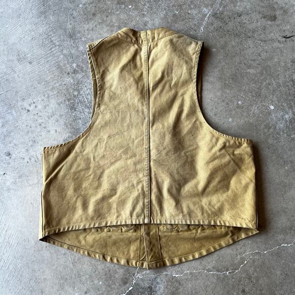Rare Vintage 1940s 1950s Hettrick Co. American Field Half Moon Hunting Vest M - Picture 2 of 5